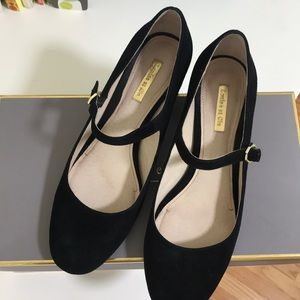 Louise et Cie black velvet Mary Janes